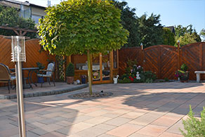 Gestaltung eines Innenhofes